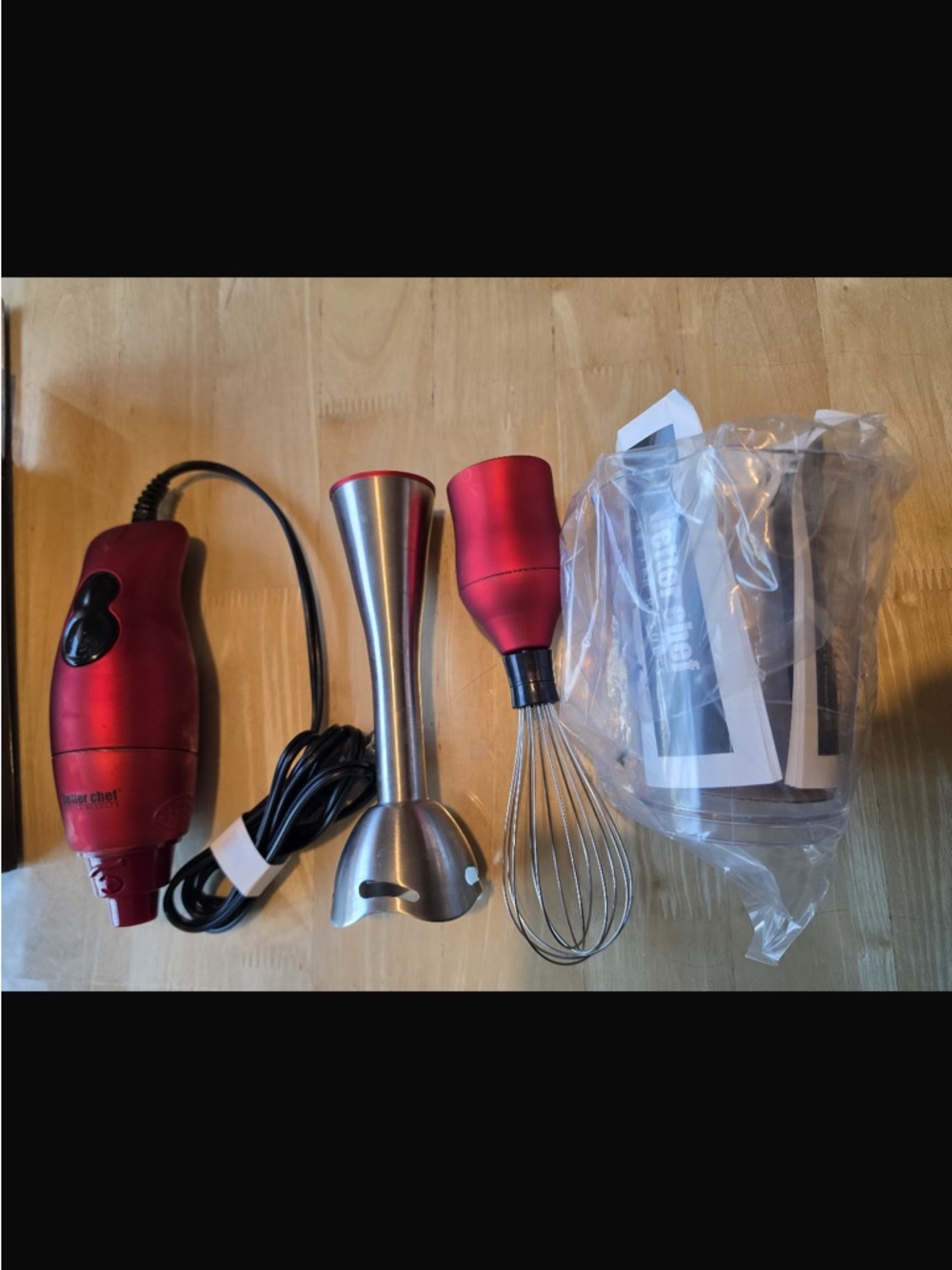 Better Chef Red Hand Mixer - Picture 2 of 3